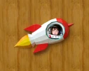 Rocket Frame Papercraft, Lowpoly, Low poly Papercraft