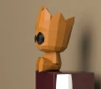 Baby Groot Papercraft, Lowpoly, Low poly Papercraft