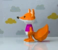 Standing Fox Papercraft, Lowpoly, Low poly Papercraft