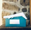 Snowy home 3d papercraft. You get a PDF digital file template and instructions DIY modern paper sculpture. Snowy home 3d papercraft. You get a PDF digital file template and instructions DIY modern paper sculpture.