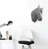 Horse papercraft. You get a PDF digital file with templates (pattern) and instructions for this DIY (do it yourself) wall paper sculpture.