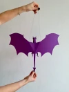 Dragon - Make your own 3D paper mobile, Wall Art, Dragon Party Decorations, Game Room Decor, Fantasy Decor