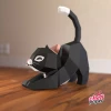 Cat papercraft, Paper sculpture, Cat sculpture, Paper art, Cat art, Paper crafting, Cat crafts, Paper modeling, Cat figurine, Paper cat