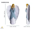 Angel 3D Wall Decor Low poly Papercraft, DIY, PDF