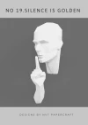 Papercraft Silence is golden, Paper Craft Silence is golden Model, golden PDF template, 3D Silence sculpture, Low poly pattern Silence