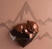 Sleeping Kitten Low Poly Papercraft, Paper Sculpture, Low Poly PDF Template, DIY Decor & Gift