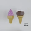 Ice cream pack 3D papercraft | DIY paper sculpture | Paper model pattern | Do it yourself | Low poly | PDF pattern | origami | home decor