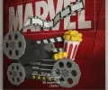 Cinema PDF Template, DIY 3d Model, FanArt, Paper Sculpture, Low Poly, Pepakura, Craft, Manualidad, Paper Art