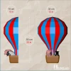 Hot Air Balloon 3D Decor Low poly Papercraft, DIY, PDF