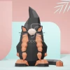 Low Poly Cat Gnomes ,2 designs, Halloween 3d Papercraft DIY paper sculpture decor