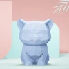 Low Poly Kitten Papercraft Sculpture: Geometric 3D Model (PDF Pattern)