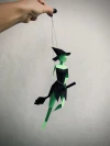 Witch - Make your own low-poly 3d wall decor, Papercraft doll, Digital download, PDF template