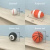 Sport ball pack 3D papercraft | DIY paper sculpture | Paper model pattern | Do it yourself | Low poly | PDF pattern | origami | home decor