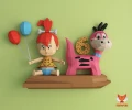Pebbles Flintstone, The Flintstones Papercraft, PDF Template, DIY 3d Model, FanArt, Paper Sculpture, Low Poly, Pepakura Craft, Manualidad