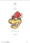 BOWSER KOOPA Mask DIY, Lowpoly Papercraft