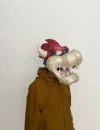 BOWSER KOOPA Mask DIY, Lowpoly Papercraft