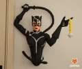 Catwoman Papercraft, PDF Template, DIY 3d Model, FanArt, Paper Sculpture, Low Poly, Pepakura Craft, Manualidad