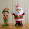 Santa Claus, Paper Santa Claus, Christmas, Papercraft Santa Claus, elf, Santa's helper, jingle bells, magical, celebration, Christmas tie