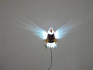 Eagle With Light Papercraft , PDF Template, DIY 3d Model, FanArt, Paper Sculpture, Low Poly, Pepakura, Craft, Manualidad, Arte de Papel