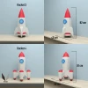 Rocket Bundle pack 3D papercraft | DIY paper sculpture | Paper model pattern | Low poly | PDF pattern | origami | home decor