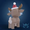 REINDEER CHRISTMAS, Papercraft, Template, DIY, Paper, Low Poly, Cute, Kawaii, 3D Model, Pdf Low Poly, Kids Toy