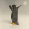 Digital templates in PDF for paper low-poly sculpture Penguin Dance