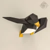 Digital templates in PDF for paper low-poly sculpture Penguin Dance