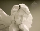 Digital templates in PDF for paper low-poly sculpture Angel