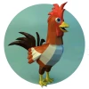 Bartolito Chicken, Kids Songs & Nursery Rhymes PDF Template, DIY 3d Model, FanArt, Paper Sculpture, Low Poly, Pepakura, Craft, Manualidad, Paper Art