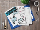 3d papercraft scooter, pepakura pdf, svg scooter template, DIY motorbike decoration, lowpoly decor, home paper decor, papercraft vehicle