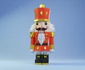 Nutcracker Nutcracker Papercraft 3D, pepakura Pdf template Low polygonal Paper Sculpture Diy Decor home loft office gift