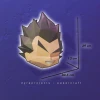 DIY Low Poly Papercraft, Vegeta, Digital template, DIY, Wall Decoration, Wall Hanging, Art, Hero, Anime