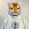 Tiger Mask Papercraft, Cat, Digital Template, PDF Download, Gurko, 3D Low Poly Animal Mask, DIY Origami, Pepakura, Paper Mask, DIY Costume