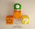 Blocks, DIY, Papercraft, PDF, Low Poly, 3D model, Craft, Paper, Mario, Retro Game, Nes, Snes, GBA, Gb, Room Decor