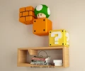 Blocks, DIY, Papercraft, PDF, Low Poly, 3D model, Craft, Paper, Mario, Retro Game, Nes, Snes, GBA, Gb, Room Decor