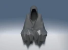 3D Papercraft ghost PDF template, papercraft halloween decoration, SVG template, paper wall decor, low poly paper decor, DIY halloween decor
