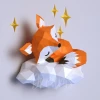 Papercraft Templates Baby Fox On A Small Cloud PDF