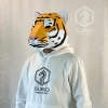 Tiger Mask Papercraft, Cat, Digital Template, PDF Download, Gurko, 3D Low Poly Animal Mask, DIY Origami, Pepakura, Paper Mask, DIY Costume