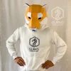 Tiger Mask Papercraft, Cat, Digital Template, PDF Download, Gurko, 3D Low Poly Animal Mask, DIY Origami, Pepakura, Paper Mask, DIY Costume