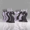 Papercraft Dragon Chess Piece Horse, Digital Template, PDF Download, Gurko, LowPoly, Pepakura, DIY Origami Sculpture, Paper Party Decoration