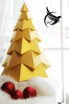 Christmas Tree Low Poly Papercraft, Paper Sculpture, Low Poly PDF Template, DIY Decor & Gift