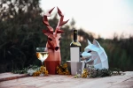 Wolf Wine Box Low Poly Papercraft, Paper Sculpture, Low Poly PDF Template, DIY Decor & Gift