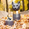 Cat Wine Box Low Poly Papercraft, Paper Sculpture, Low Poly PDF Template, DIY Decor & Gift