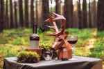 Deer Wine Box Low Poly Papercraft, Paper Sculpture, Low Poly PDF Template, DIY Decor & Gift