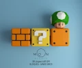 Blocks, DIY, Papercraft, PDF, Low Poly, 3D model, Craft, Paper, Mario, Retro Game, Nes, Snes, GBA, Gb, Room Decor