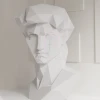 3D Papercraft David bust decor template | David bustl Art Decor Sculpture for Home or Salon