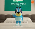 Bluey, Bluey and Bingo PDF Template, DIY 3d Model, FanArt, Paper Sculpture, Low Poly, Pepakura, Craft, Manualidad, Paper Art