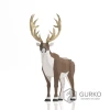 Reindeer Papercraft, Deer, Digital Template, PDF Download, Gurko, 3D Low Poly, Pepakura, DIY Origami Sculpture, New Year Christmas Decor