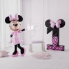 Low poly Minnie Mouse Toy 3d papercraft sculpture, Doll 3D paper model