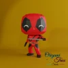 Deadpool Funko Papercraft Template A4 DIY Low Poly Pepakura 3D PDF Paper Sculpture OrigamiTruxStudio